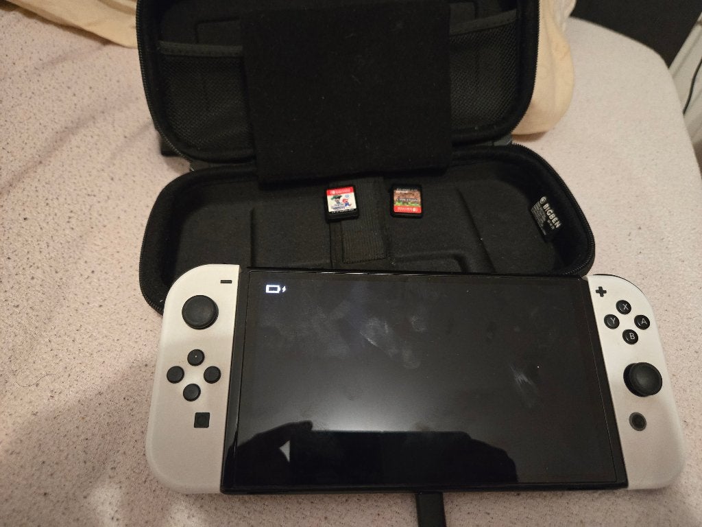 Nintendo Switch OLED, Enlèvement, Utilisé, Switch OLED, Avec jeux