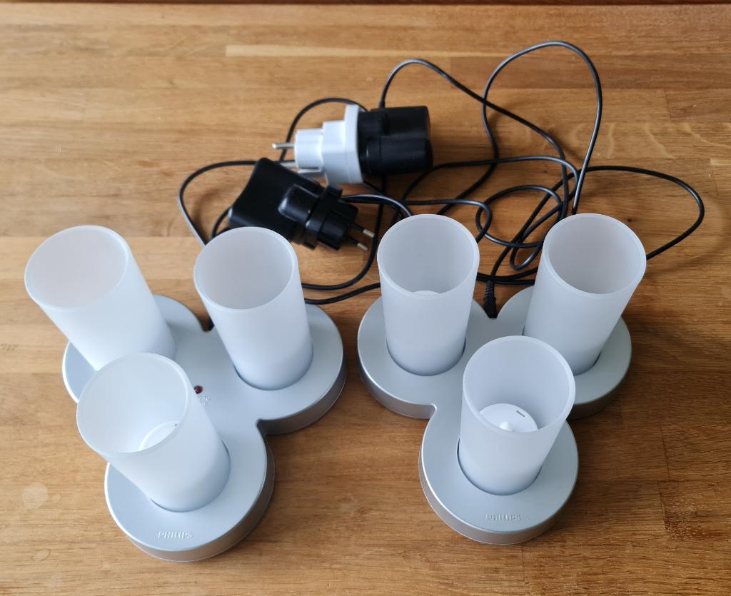 Philips Electrische Kaarsen, Ophalen, Overige materialen, Gebruikt, Wit