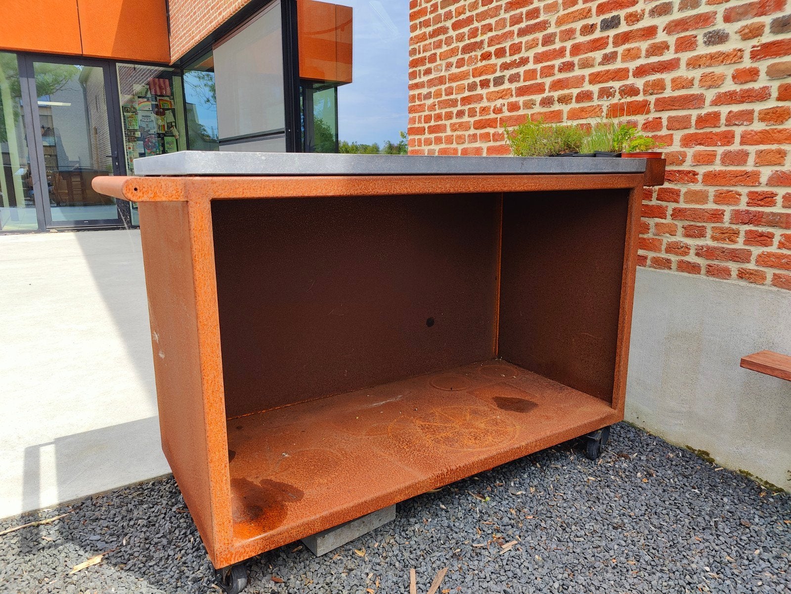 BBQ tafel 1200*600*900, Ophalen, Hout