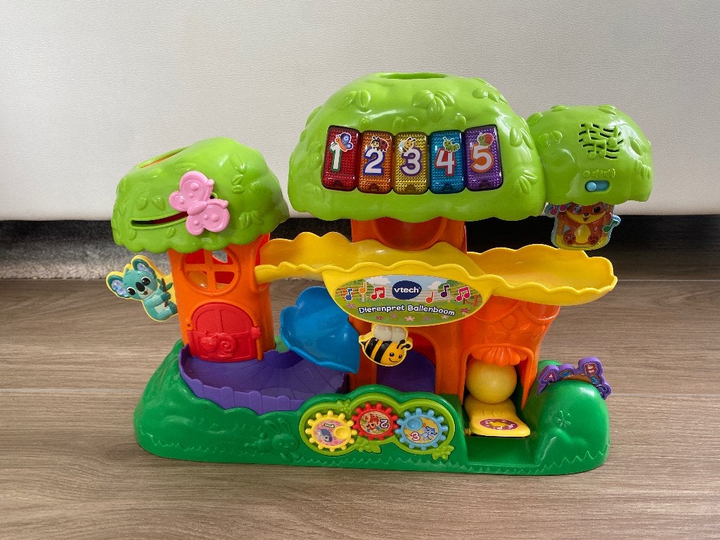 Dierenpret ballenboom, Kinderen en Baby's, Speelgoed | Vtech, Ophalen, Zo goed als nieuw, 6 maanden tot 2 jaar