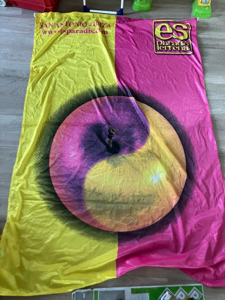 Groot doek Es Paradis Ibiza, Ophalen of Verzenden, Gebruikt