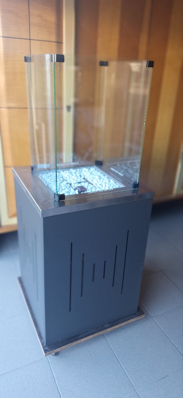 terrasverwarmer, Tuin en Terras, Ophalen, Zo goed als nieuw, Gas, Vloer