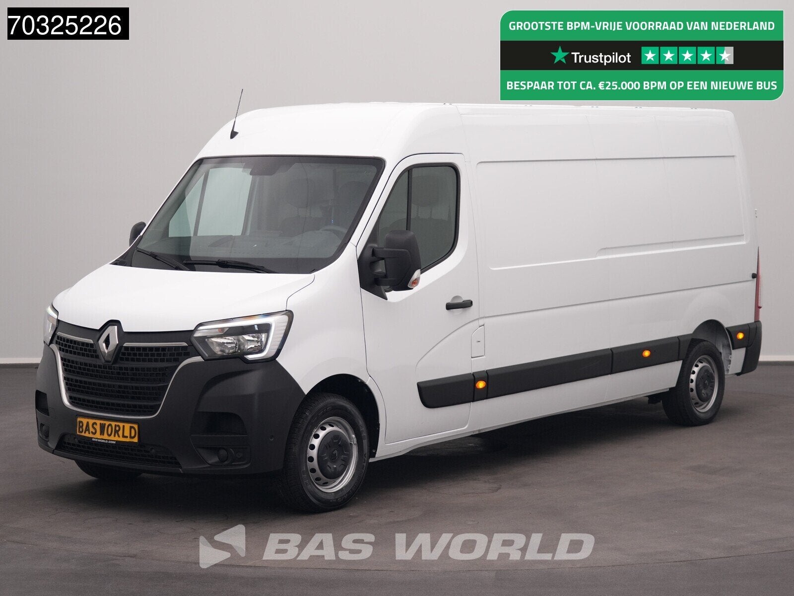 Renault Master 135PK L3H2 LED Airco Cruise Parkeersensoren v, Auto's, Bestelwagens en Lichte vracht, 135 pk, Stof, Gebruikt, Euro 6