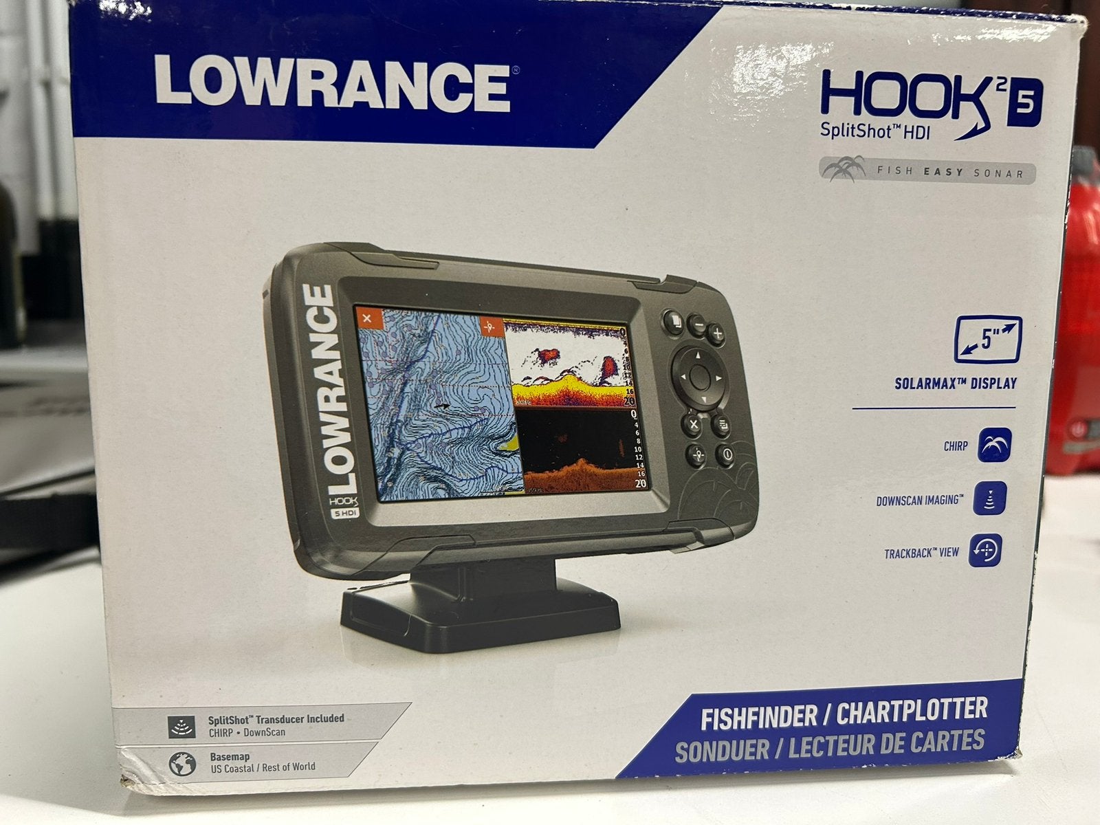 Lowrance hook5 splitshot, Enlèvement, Comme neuf