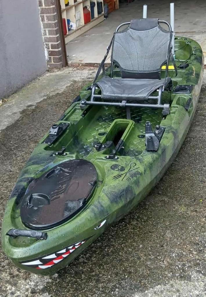 Kayak a pedale, Watersport en Boten, Kano's, Ophalen, Zo goed als nieuw, Kajak