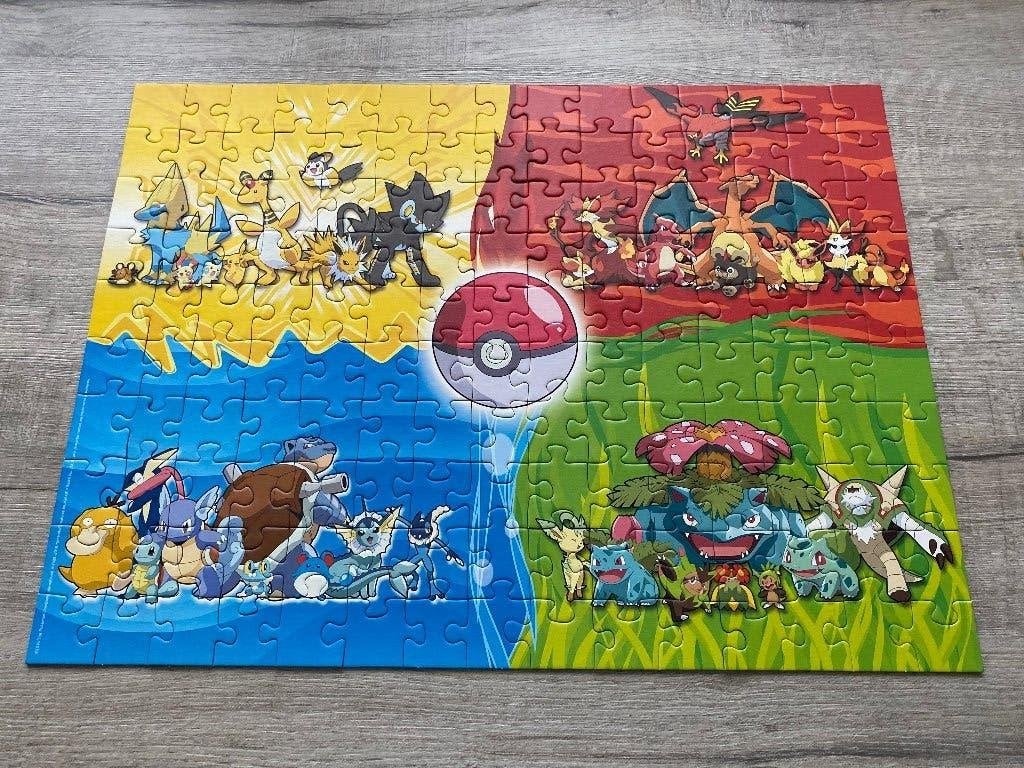 Puzzel Pokémon, Ophalen, Meer dan 50 stukjes, Zo goed als nieuw, 6 jaar of ouder