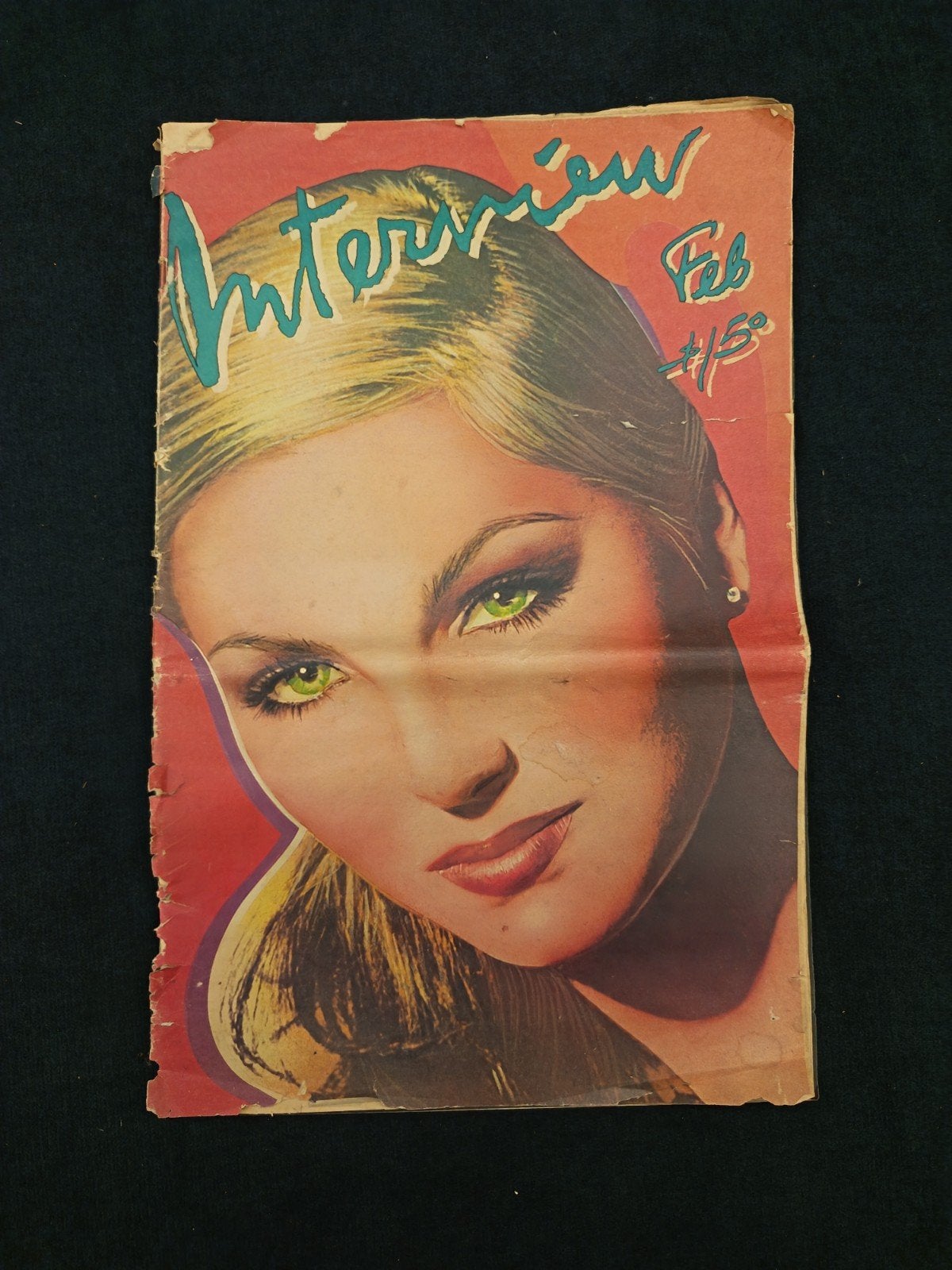 magazine collector INTERVIEW février 80, Collections, Enlèvement ou Envoi, Utilisé, Livre, Revue ou Article, Signé