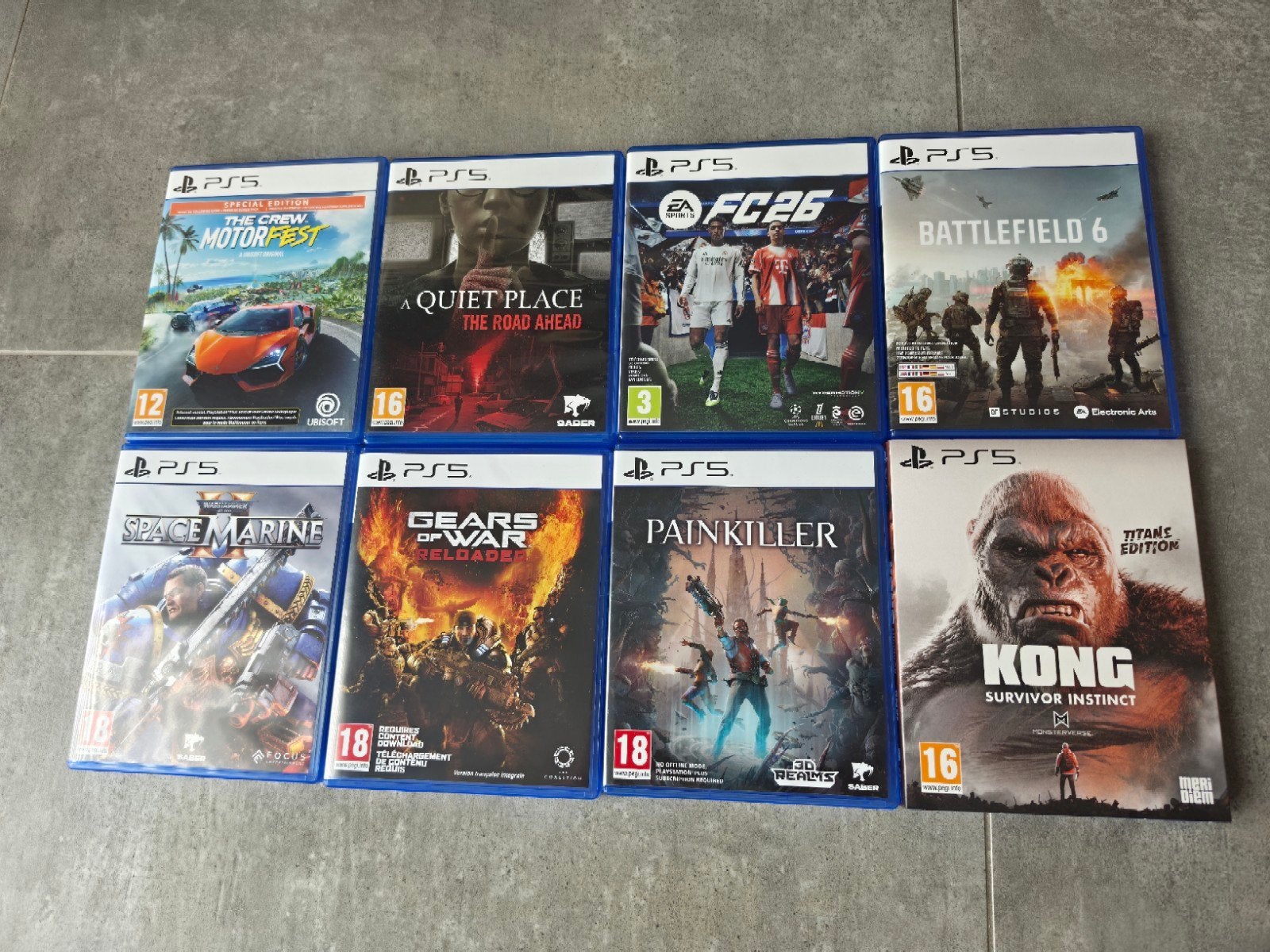 Ps5 games pakket, Ophalen