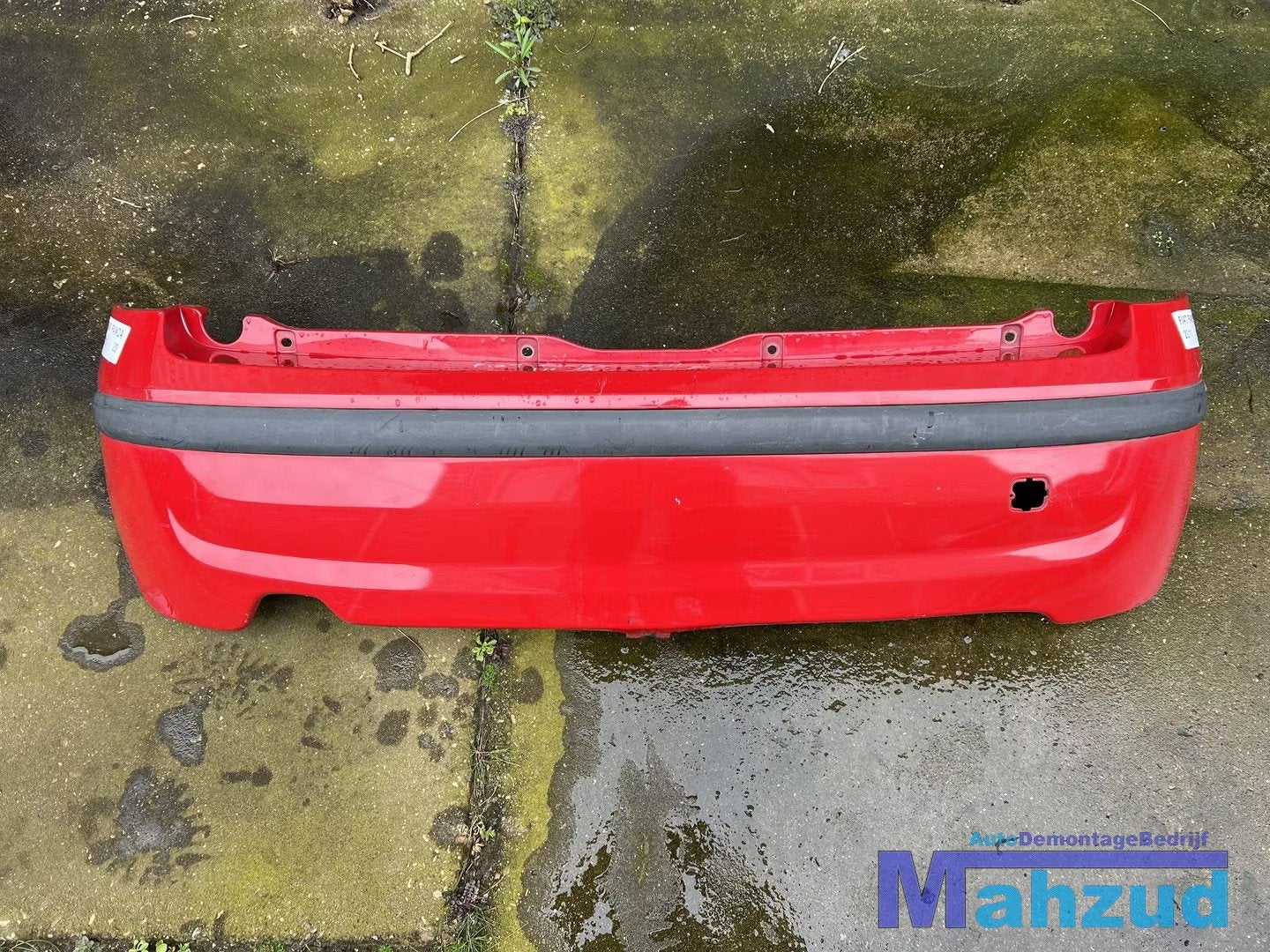 FIAT PANDA (169) rood achterbumper 2003-2011, Arrière, Pare-chocs, Stellantis Europe S.p.A., Info@stellantis.com