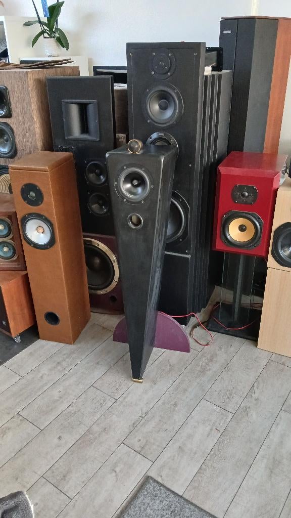 zelfbouw project  Dayton / HiVi luidsprekers, Audio, Tv en Foto, Gebruikt, 60 tot 120 watt, Front, Rear of Stereo speakers, Ophalen
