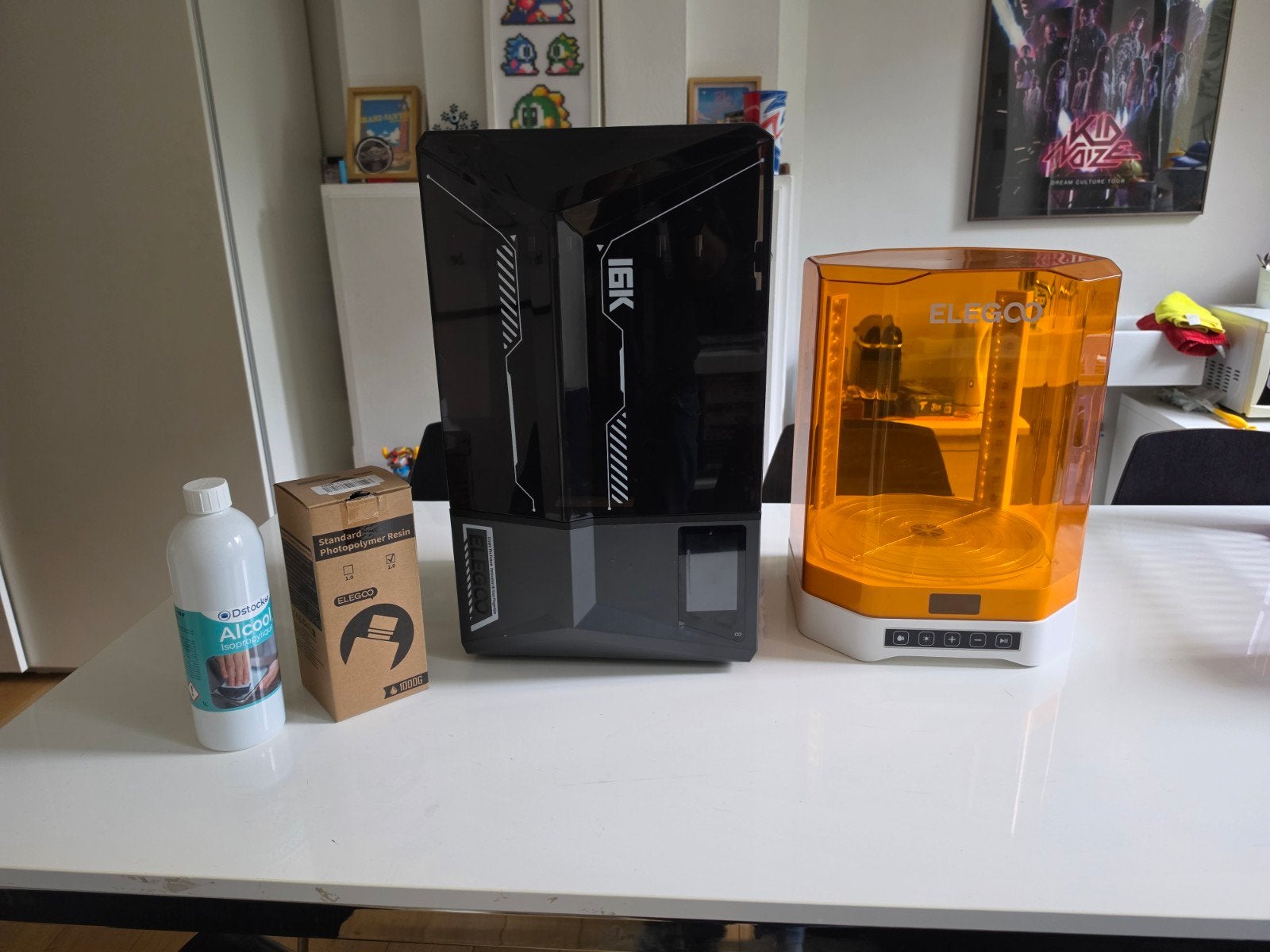 Imprimante 3D Résine Elegoo Saturne 4 Ultra 16K, Informatique & Logiciels, Résine, Wi-Fi intégré, Elegoo, Comme neuf