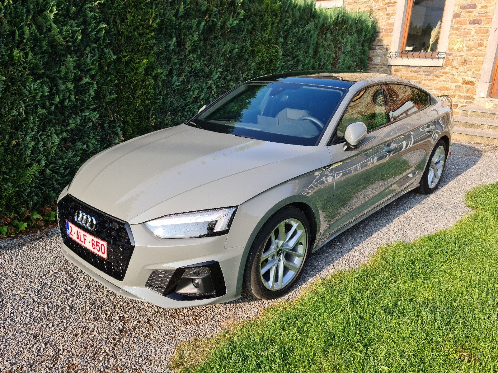 Audi A5 Sline, Auto's, Audi, Particulier, A5, Panoramadak, Benzine, Grijs, Alcantara