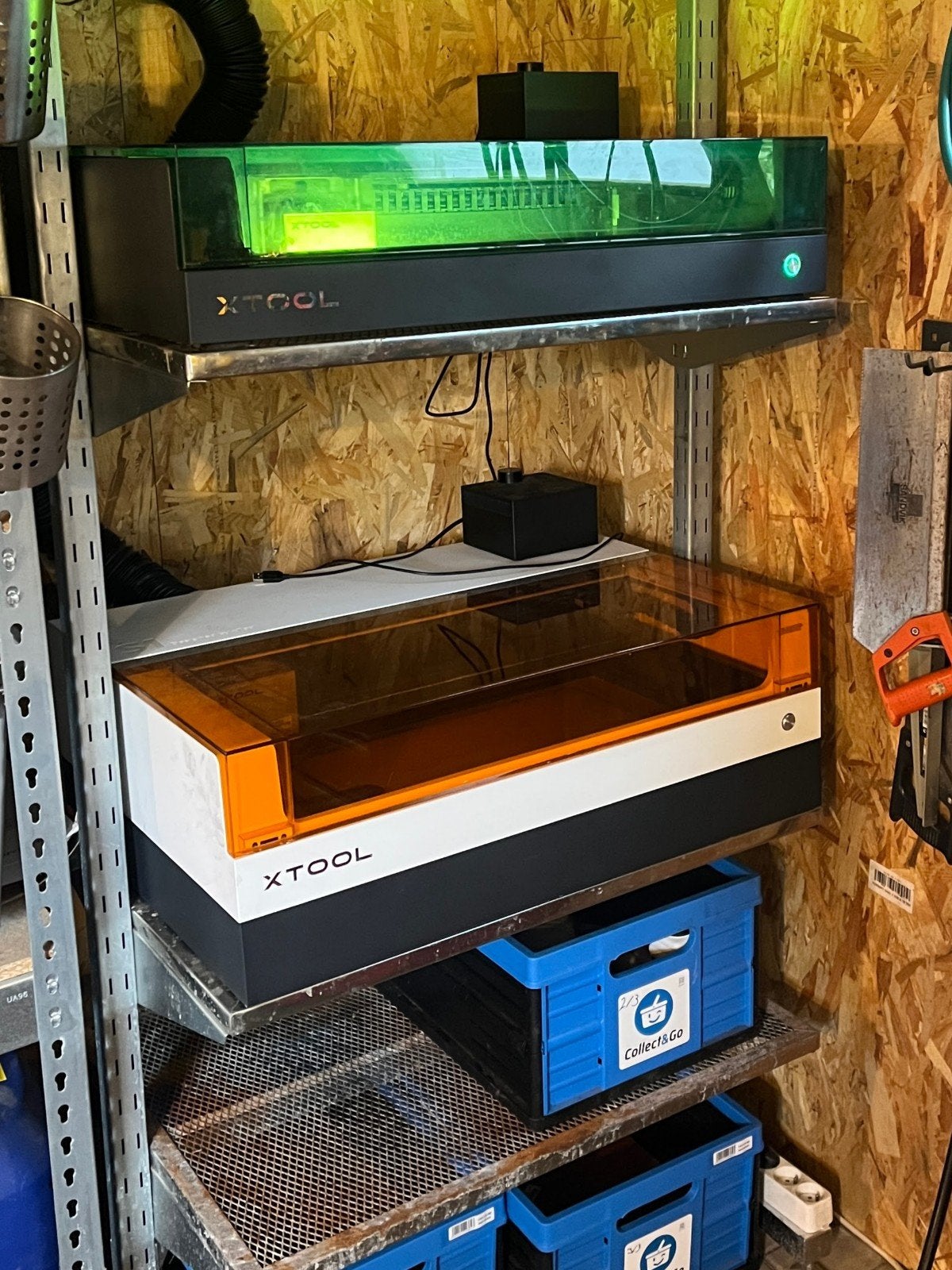 Xtool S1 40W + Air Assist, Doe-het-zelf en Bouw, Gereedschap | Overige machines, Zo goed als nieuw, Ophalen