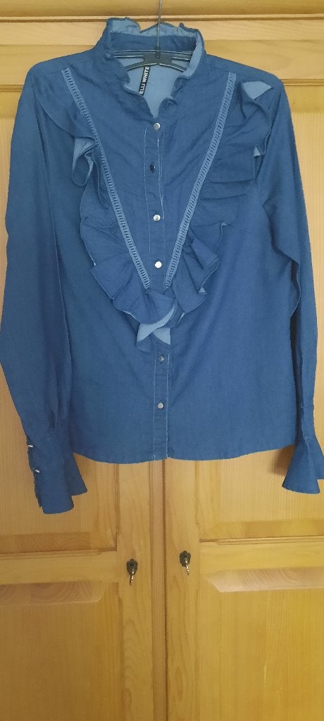 Nieuwe blouse Elli White maat 38, Kleding | Dames, Blouses en Tunieken, Maat 38/40 (M), Blauw, Elli white, Nieuw