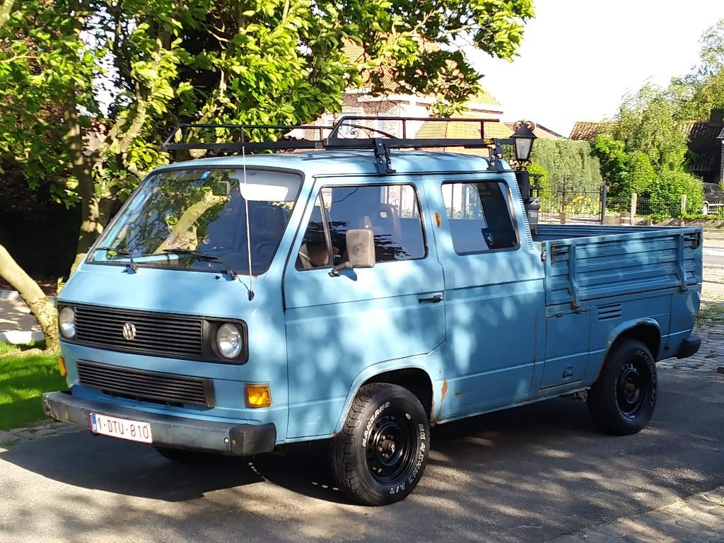 Volkswagen Transporter T3 1.6 D (DOKA), Auto's, Achterwielaandrijving, 4 cilinders, 1574 kg, Bruin