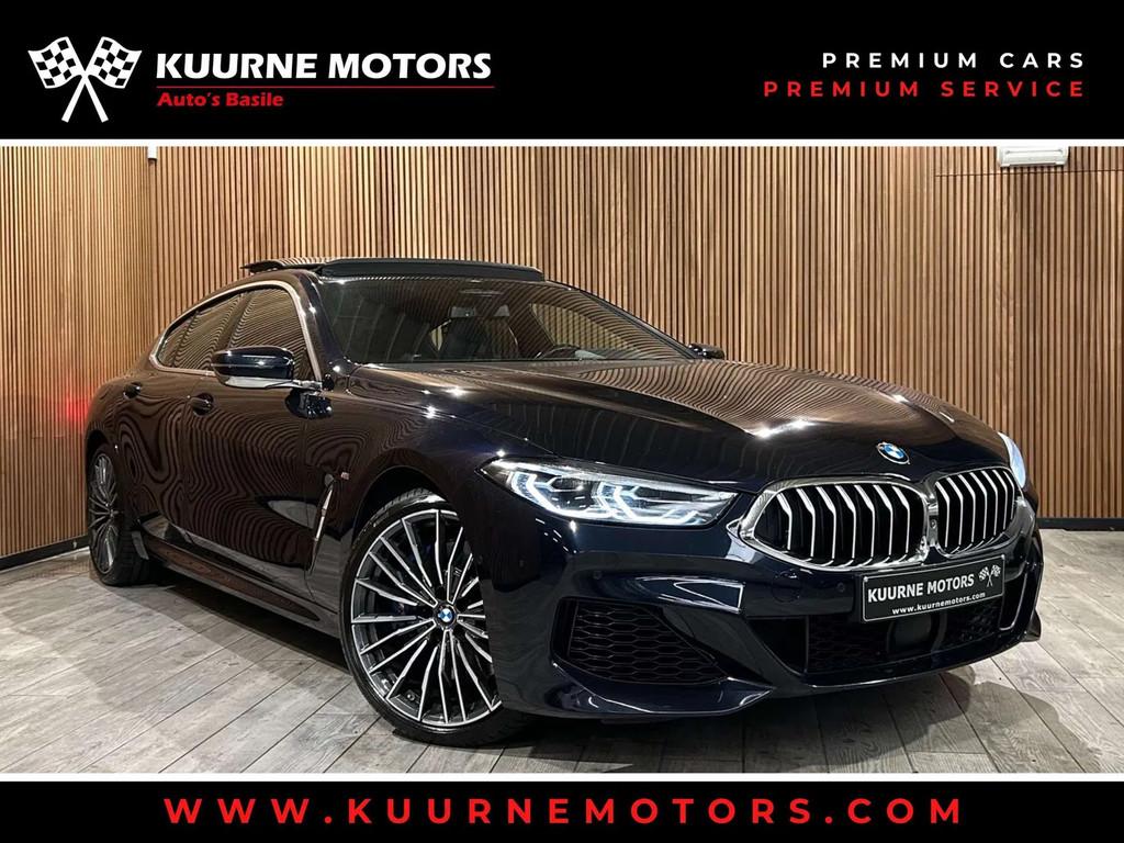 BMW 8 series 840 i xDrive GranCoupé M PerfZet/Pano *1j gara, Auto's, BMW, Automaat, Gebruikt, 340 pk, Zwart