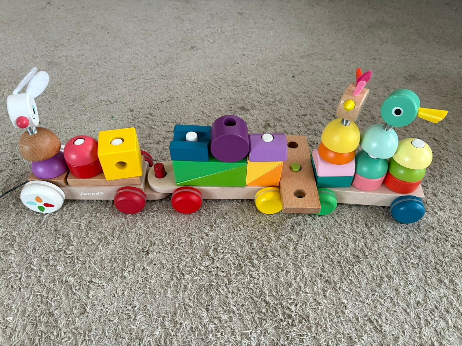 Trein blokken, Kinderen en Baby's, Ophalen, Zo goed als nieuw