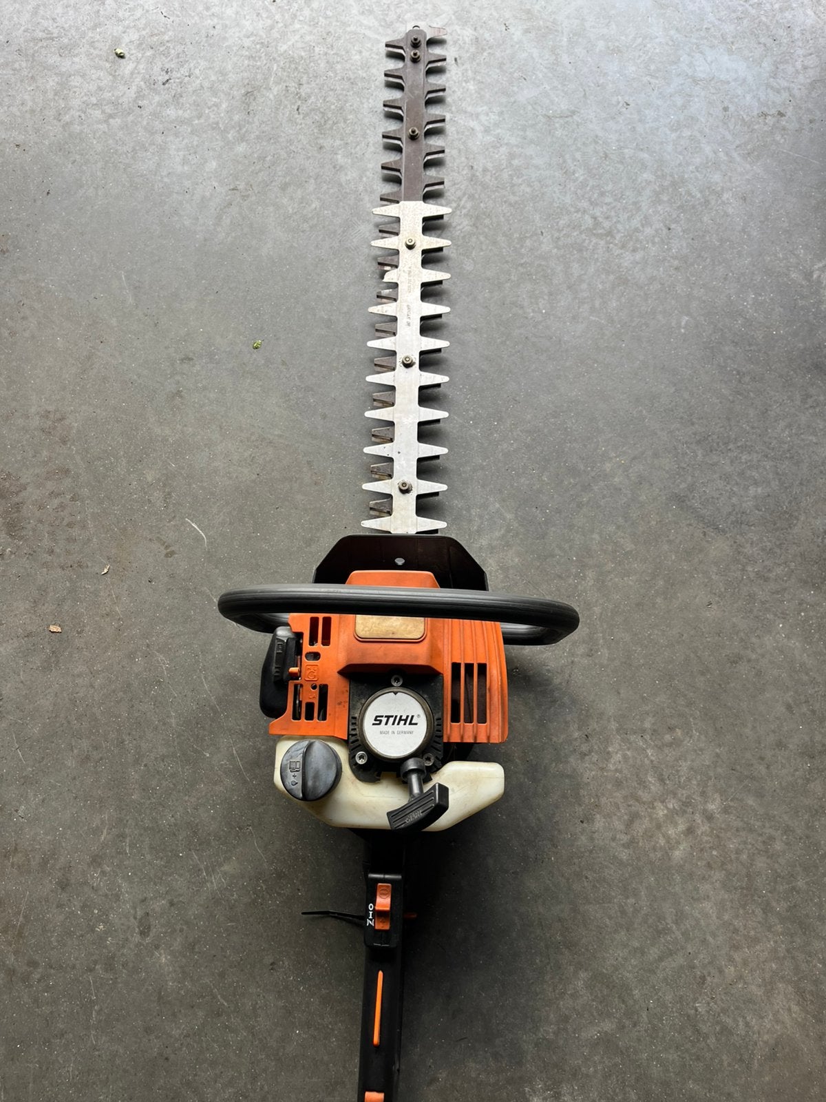 Stihl hs80 heggenschaar, Tuin en Terras, Heggenscharen, Ophalen of Verzenden, Zo goed als nieuw