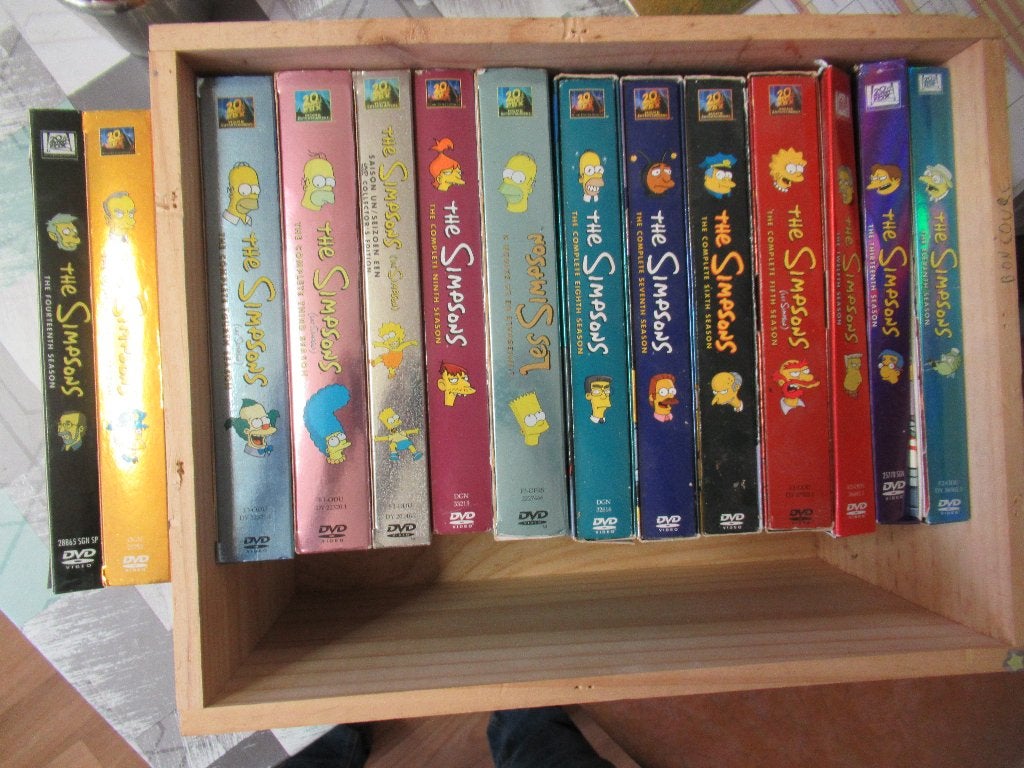 dvd "the simpsons", Ophalen, Gebruikt