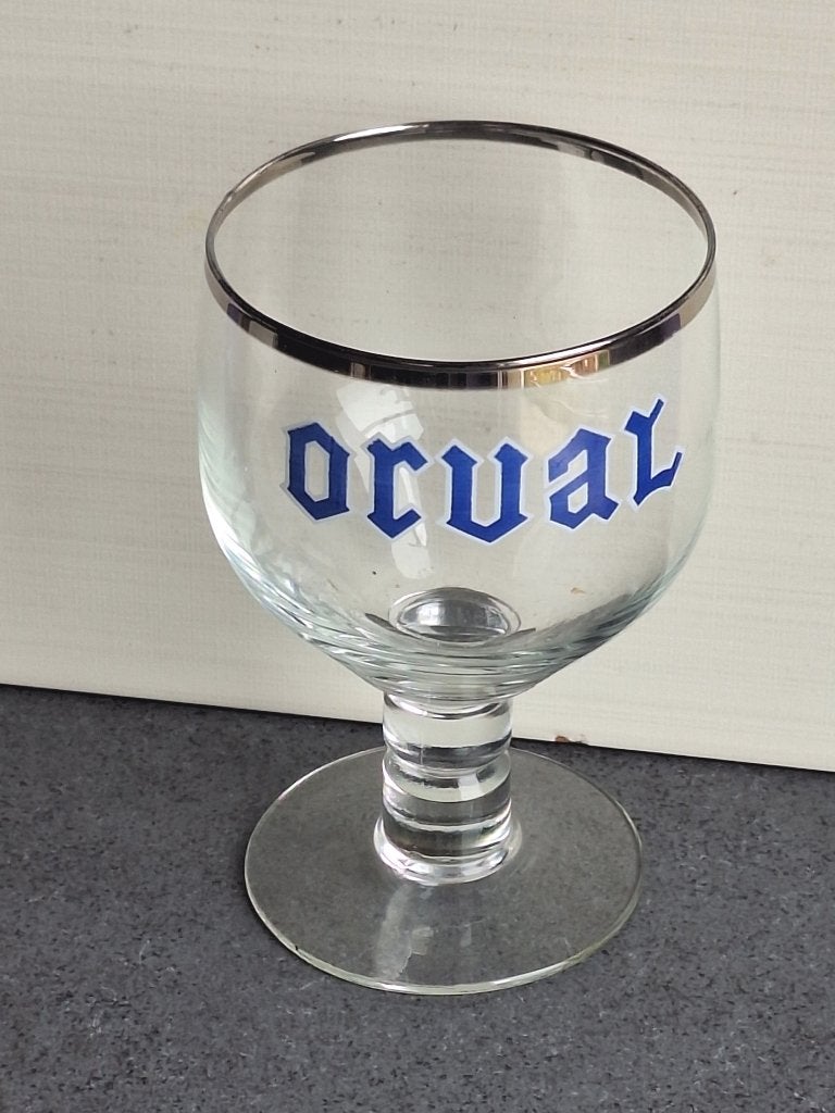 Beau vieux verre Orval, Collections, Enlèvement ou Envoi, Utilisé, Verre ou Verres, Autres marques