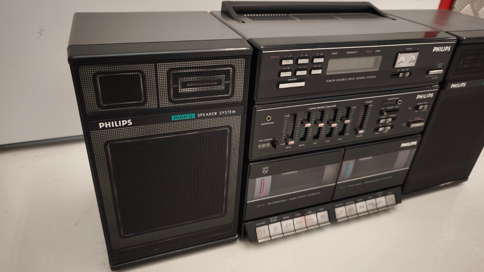 Philips D8678 Double Deck Sound System, Enlèvement