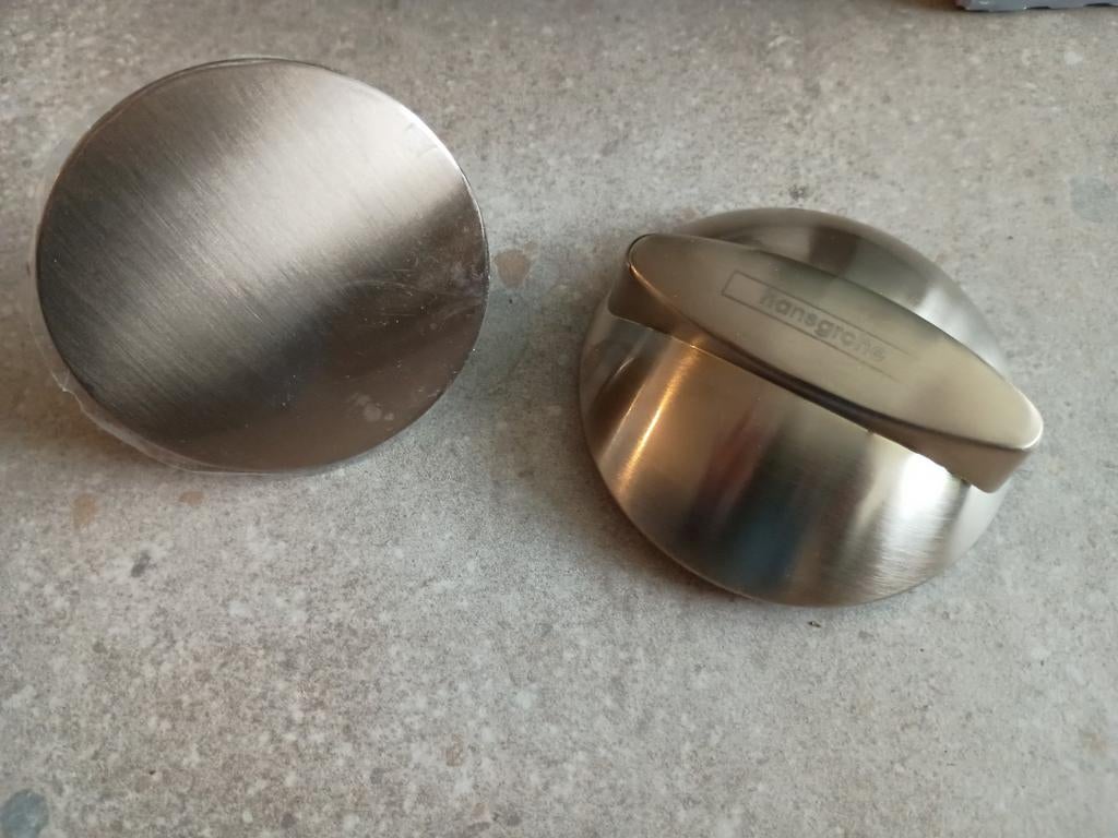 Badstop en badafvoer Hansgrohe nieuw (brushed bronze), Doe-het-zelf en Bouw, Adembescherming, Ophalen