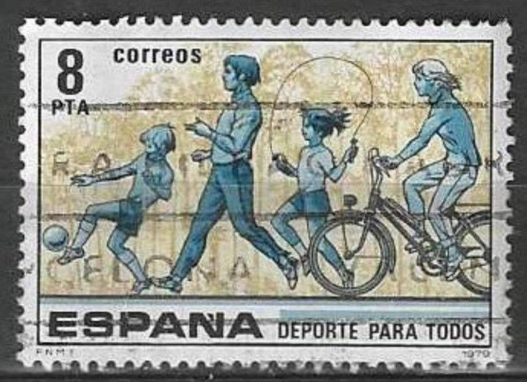 Spanje 1979 - Yvert 2163 - Sport voor Iedereen (ST), Postzegels en Munten, Verzenden, Gestempeld