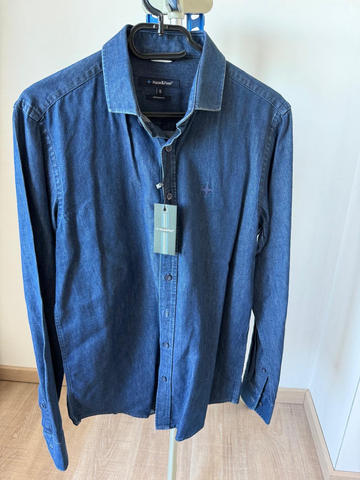 Nieuw herenhemd, Vêtements | Hommes, Chemises, Enlèvement ou Envoi, Neuf, Bleu, Tour de cou 38 (S) ou plus petit