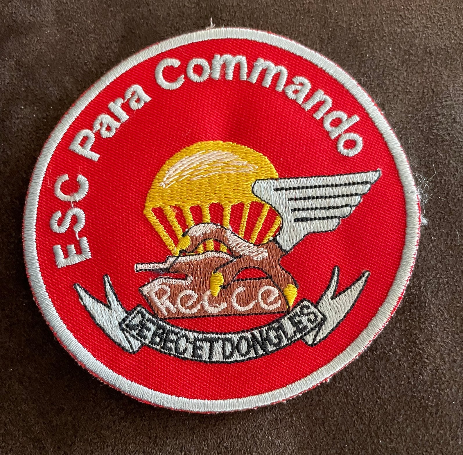 Patch Esc para commando RECCE, Ophalen of Verzenden, Landmacht, Embleem of Badge