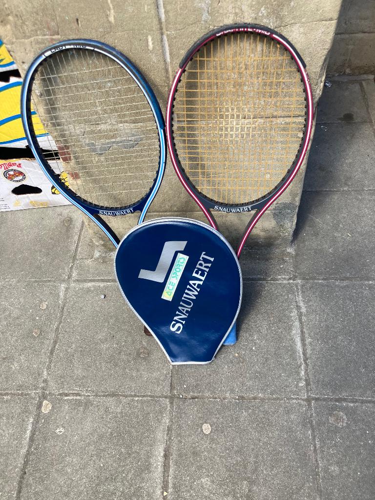2 oude sneeuwschoenen van Snauwaert, Sport en Fitness, Tennis, Ophalen of Verzenden
