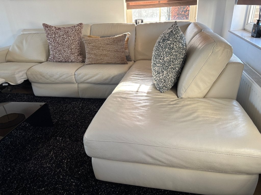 Salon in leer, Ophalen, Gebruikt, Leer, Modern