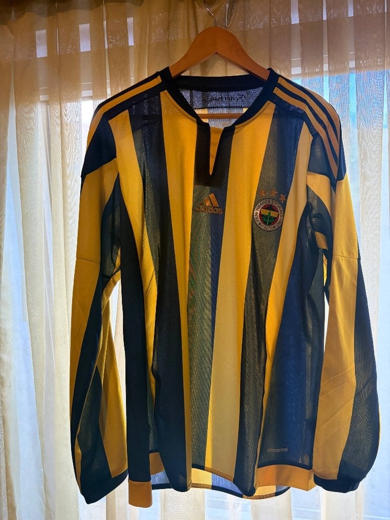 Chemise à manches longues Fenerbahçe 2015-16 çubuklu, Taille L, Enlèvement ou Envoi, Comme neuf, Maillot
