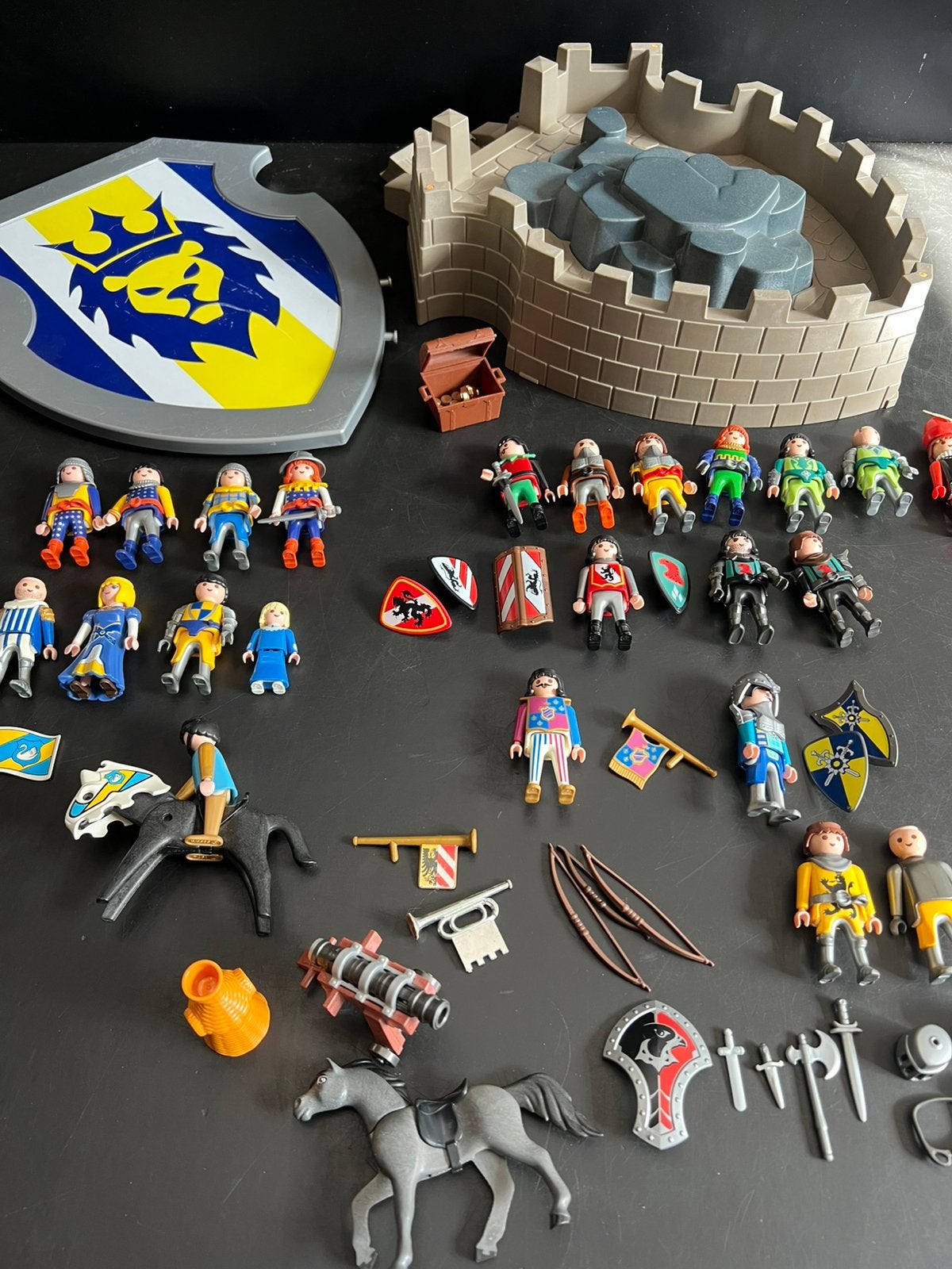 Set ridders & kasteel (opbergbox), Kinderen en Baby's, Speelgoed | Playmobil, Ophalen, Zo goed als nieuw