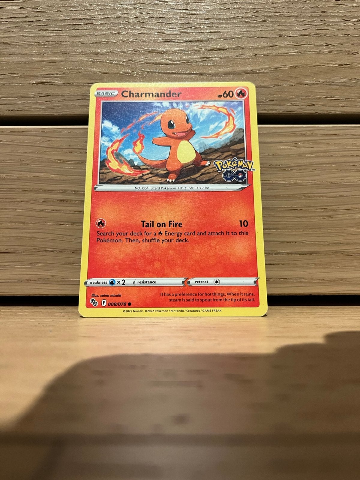 Pokémon kaart charmander, Ophalen, Zo goed als nieuw, Losse kaart, Foil