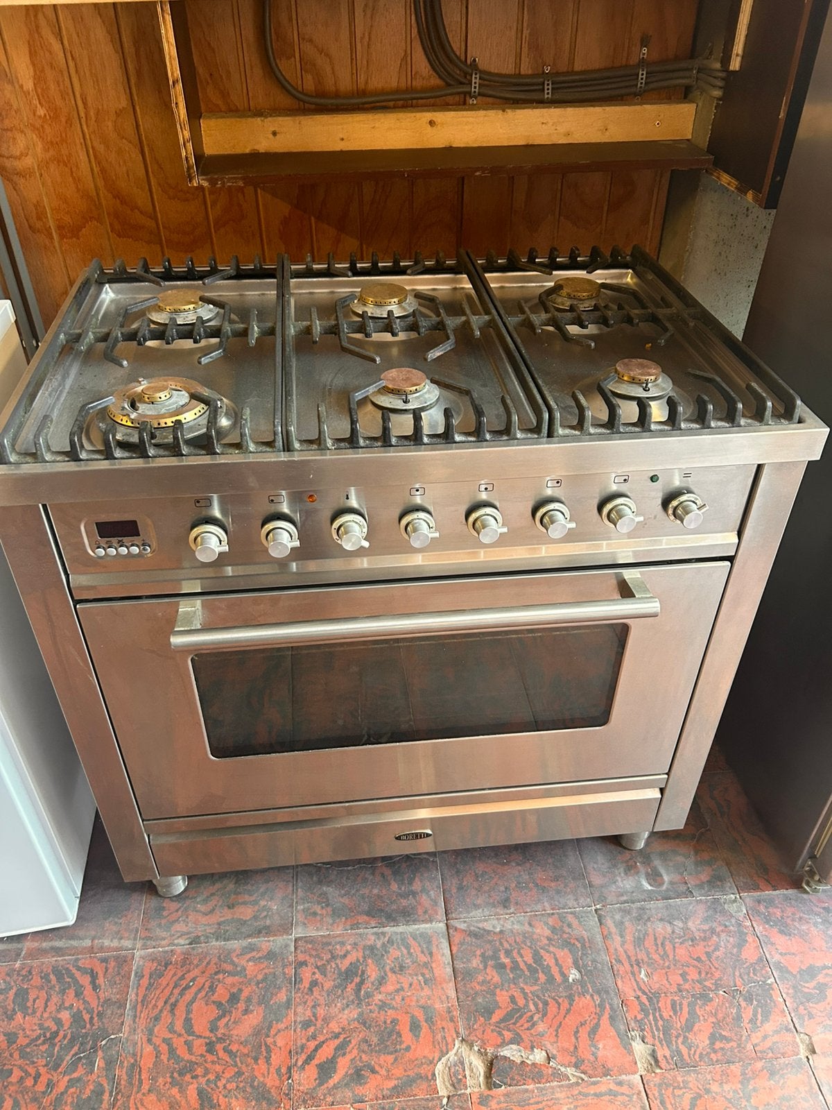 Cuisinière Boretti, Enlèvement, Comme neuf, Électrique