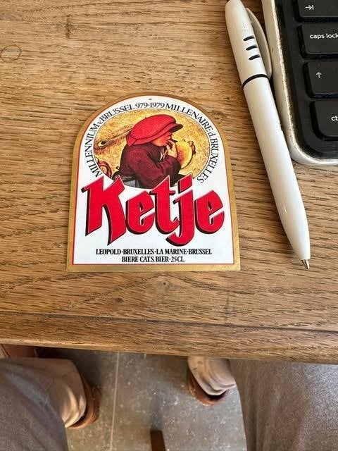 etiket label Ketje, Ophalen of Verzenden, Zo goed als nieuw, Overige typen, Overige merken