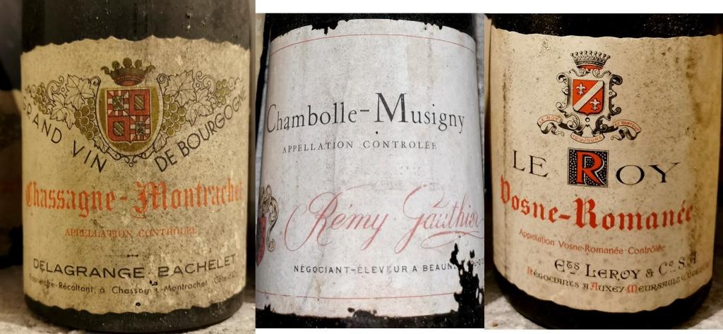 LOT Bourgogne – millésimes de prestige – 1964-1959-1949, Pleine, Comme neuf, Enlèvement, Vin rouge