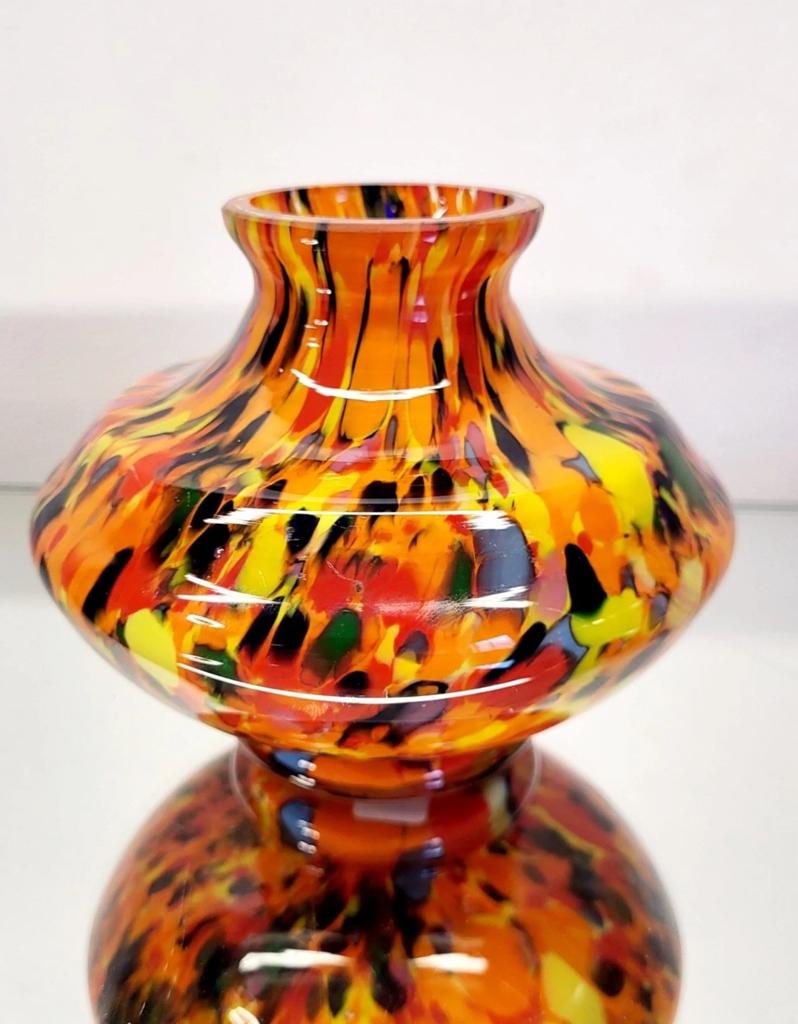Vase à éclaboussures art déco, Enlèvement ou Envoi