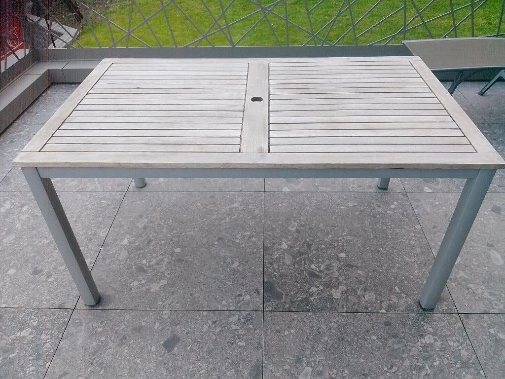 Table de jardin, Enlèvement, Utilisé, Rectangulaire