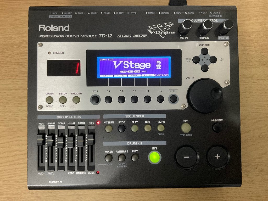 ROLAND TD 12 DRUM MODULE, Muziek en Instrumenten, Ophalen of Verzenden, Gebruikt, Roland, Elektronisch