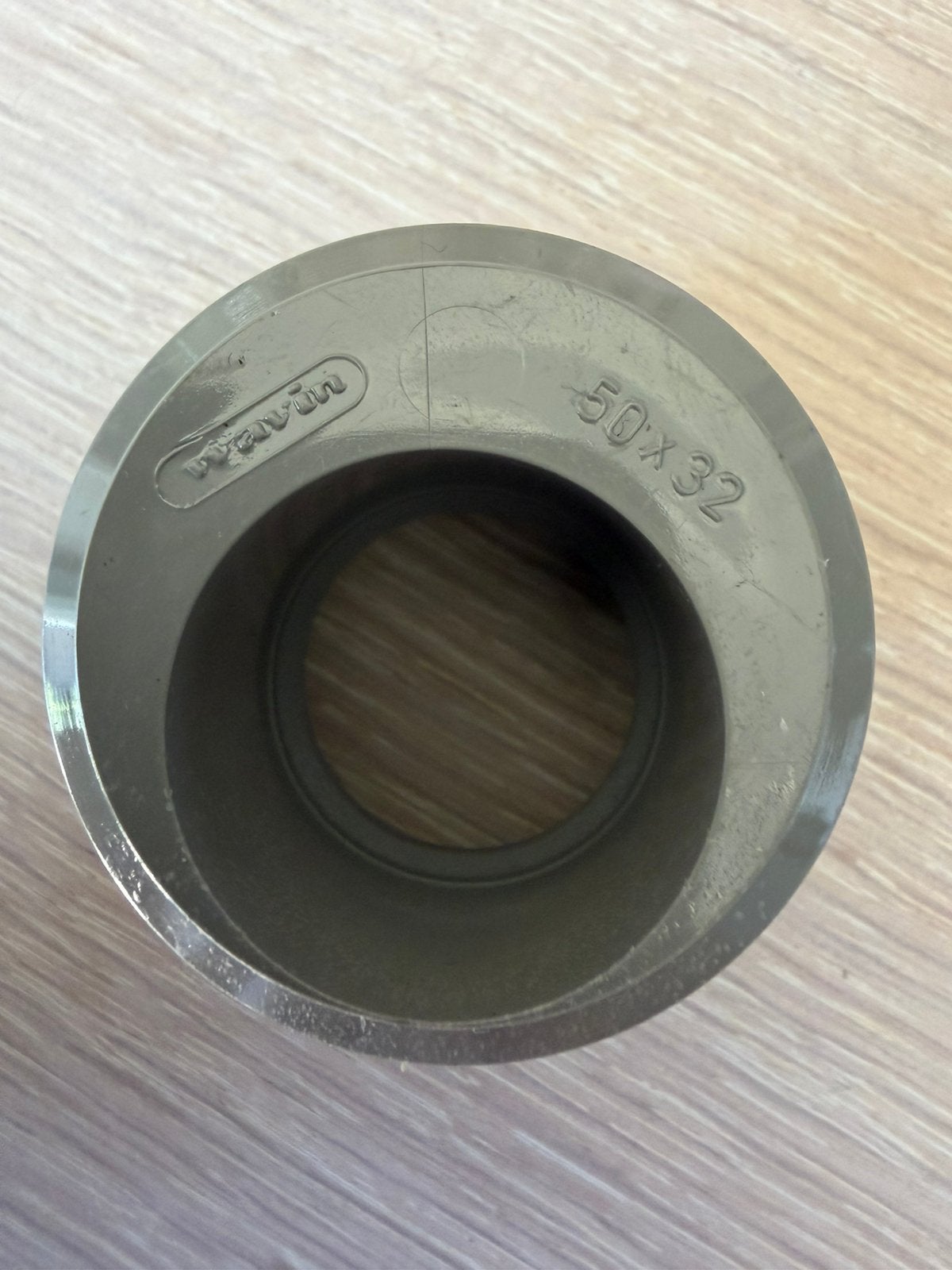verloopring met lijmmof mannelijk grijs 50x32 mm, Ophalen of Verzenden, Nieuw, Overige typen