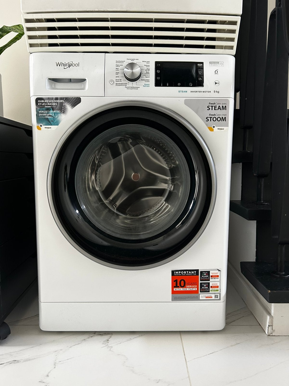 Wasmachine van Whirlpool (met gratis droogkast), Elektronische apparatuur, Ophalen, Zo goed als nieuw