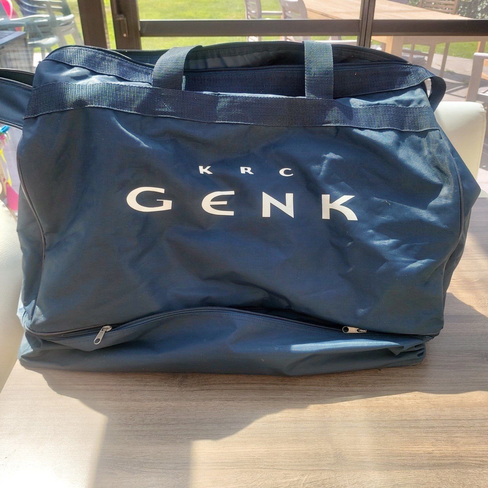 Grote sporttas van KRC Genk, Enlèvement