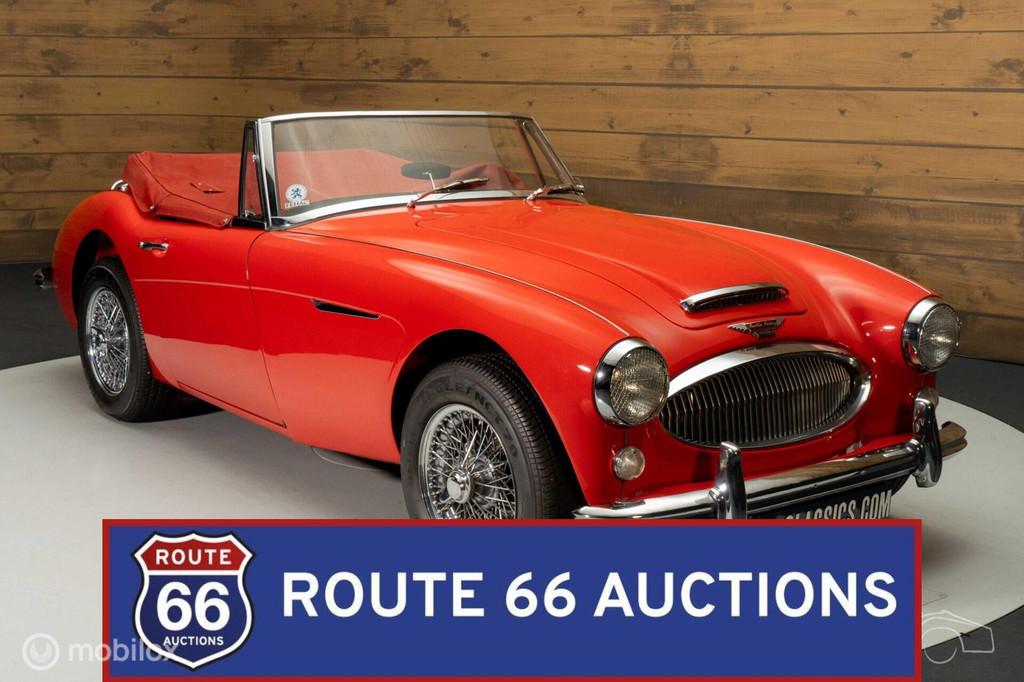 Austin Healey 3000 MK3 | 1966 | Route 66 Auctions, Auto's, Austin, Zwart, Bedrijf, Handgeschakeld
