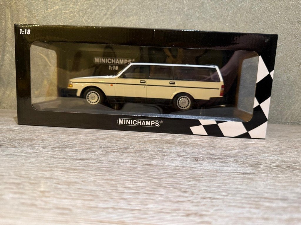 Minichamps Volvo 240 GL Break 1986 – Limited Edition 1/504, Ophalen, Zo goed als nieuw, Auto, MiniChamps