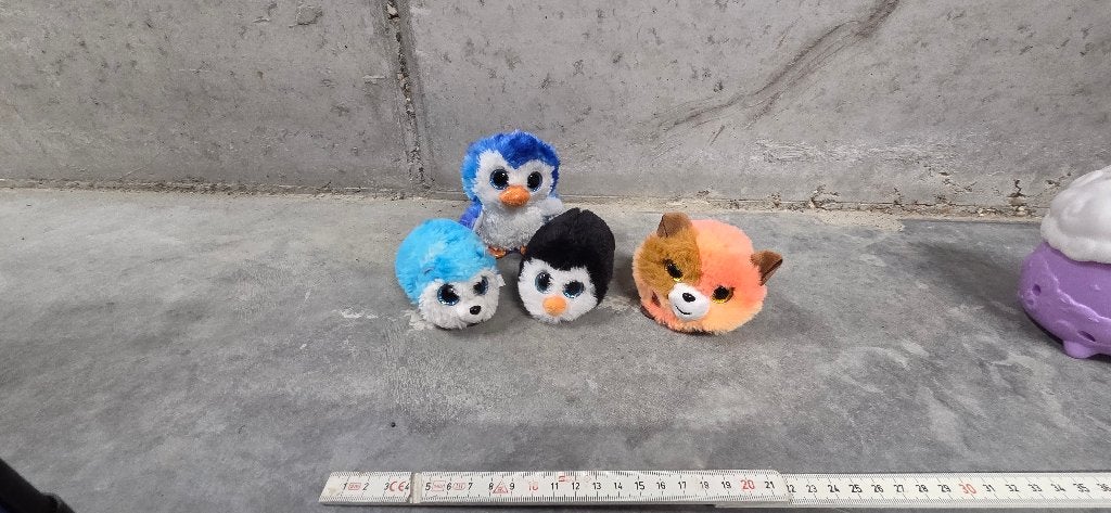 Lot van 4 Ty Beanie Boo mini-knuffels, Ophalen, Gebruikt, Jongen of Meisje