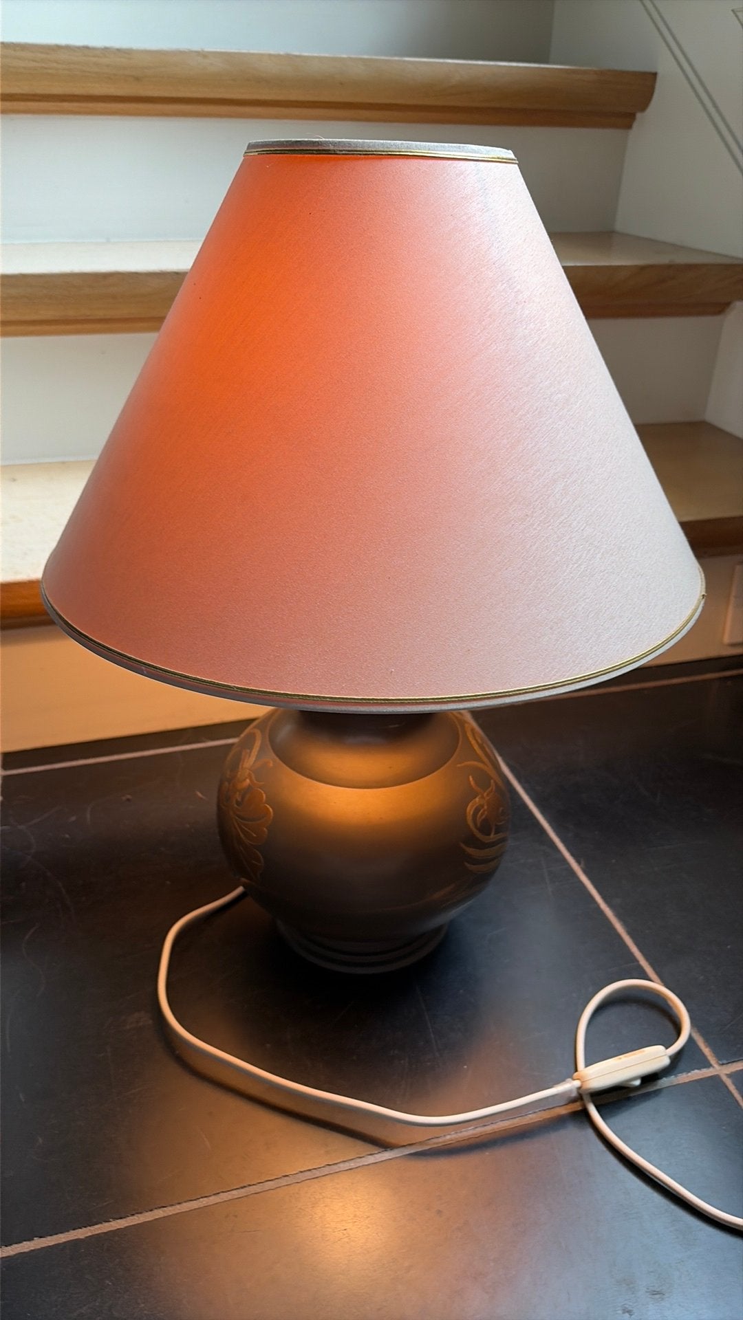Lamp, Huis en Inrichting, Ophalen, 40 cm, Bruin, Sfeerlamp