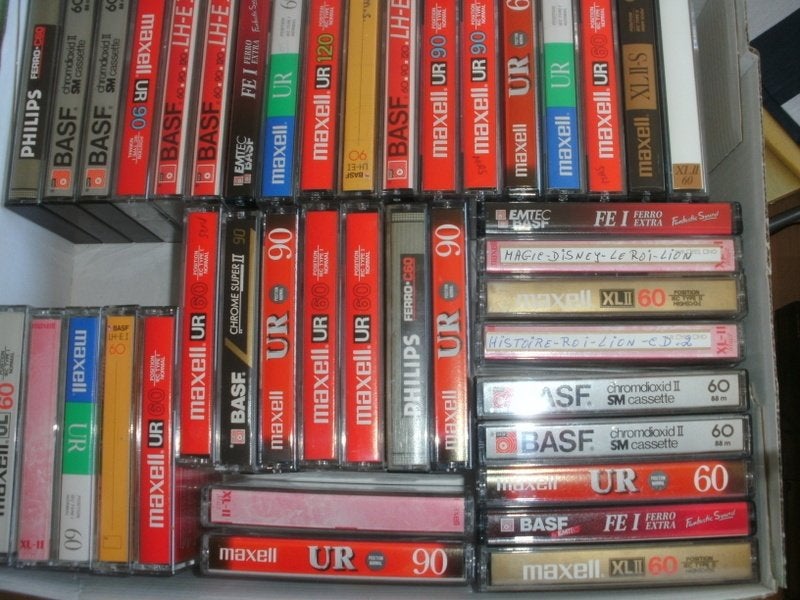 CASSETTES per stuk of in lot, Cd's en Dvd's, Cassettebandjes, Ophalen, 26 bandjes of meer
