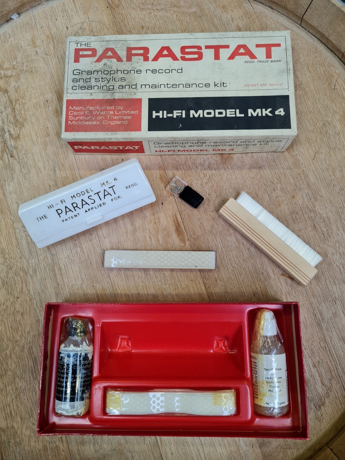 The Parastat Hi-Fi Model MK 4 onderhoudsset, Ophalen