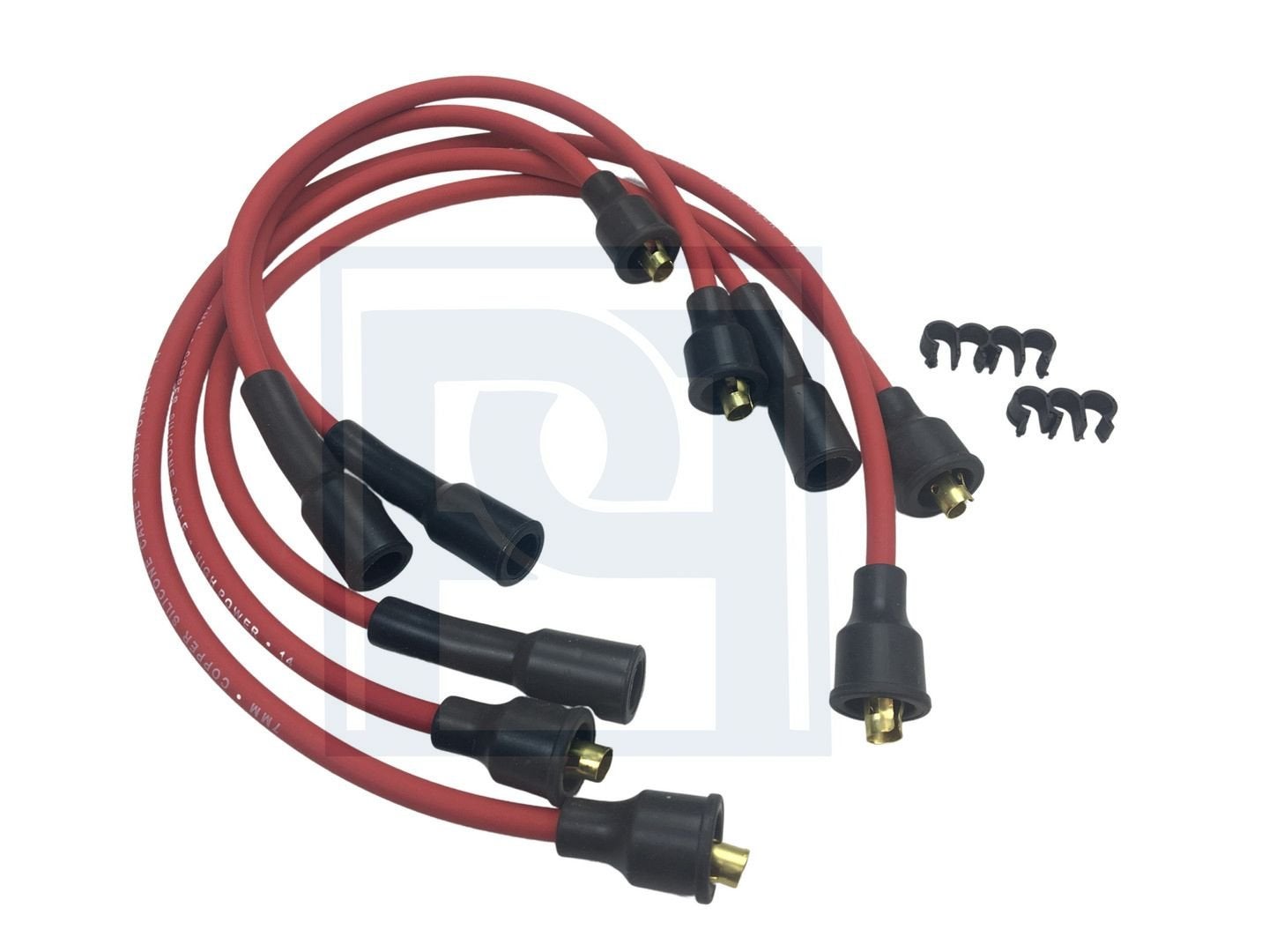Volvo Bougiekabelset rood B16+B18+B20 silicon rubber incl bo, Enlèvement ou Envoi, Neuf, Volvo
